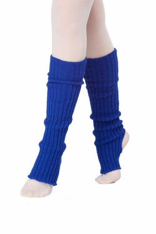 ocieplacze baletowe w kolorze szafirowym (royal blue)
