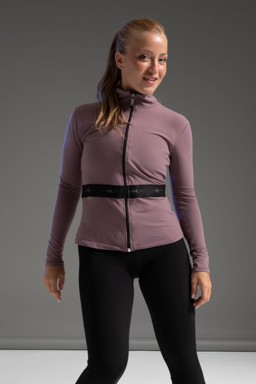 zapinana bluza Aniol intermezzo fiolet przód