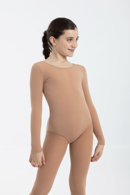 body bieliźniane Intermezzo z długim rękawem- przód