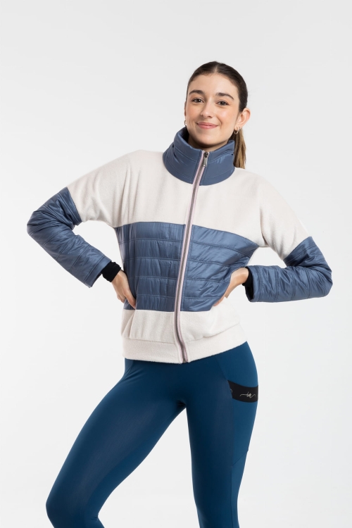 bluza łyżwiarska z pikowaną wstawką - CELINE przód zbliżenie