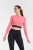 bluza ocieplana Amoli intermezzo kolor coral przód