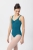 klasyczne body baletowe model 31232 kolor 197 (zielony - alga) widok przód