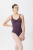 klasyczne body baletowe model 31232 kolor 253 (szara śliwka) widok przód