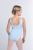 klasyczne body baletowe model 31232 kolor jasnoniebieski widok tył