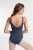 klasyczne body baletowe model 31232 kolor 258 (morski) widok tył