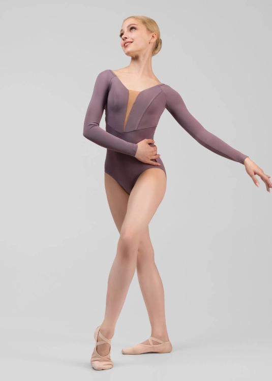 przód body baletowe DANICA SRL82Rx_vintageviolet.jpeg